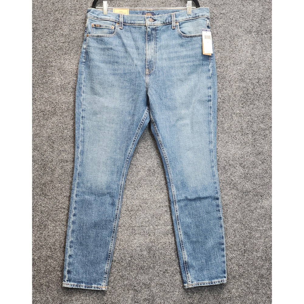 NWT Polo Ralph Lauren High Rise Skinny Super Stretch Rope Dyed Jeans Size 33R